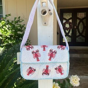Beaded Lobster Sol and Mer Shoulder Marshall’s/TJ Maxx viral Bag/purse